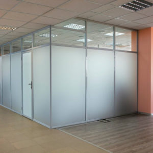 Матовая стеклянная противопожарная перегородка / серия FRM5576