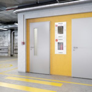 Противопожарная дверь для электрощитовых комнат / серия FRM33426
