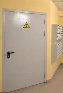 Противопожарная перегородка для электрощитовых комнат / серия FRM5536